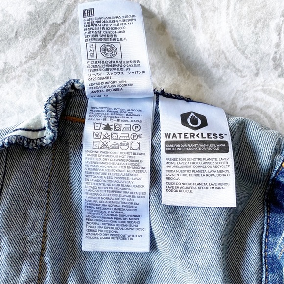 LEVI’S Original Trucker Jacket Denim Medium NWT - Picture 8 of 12